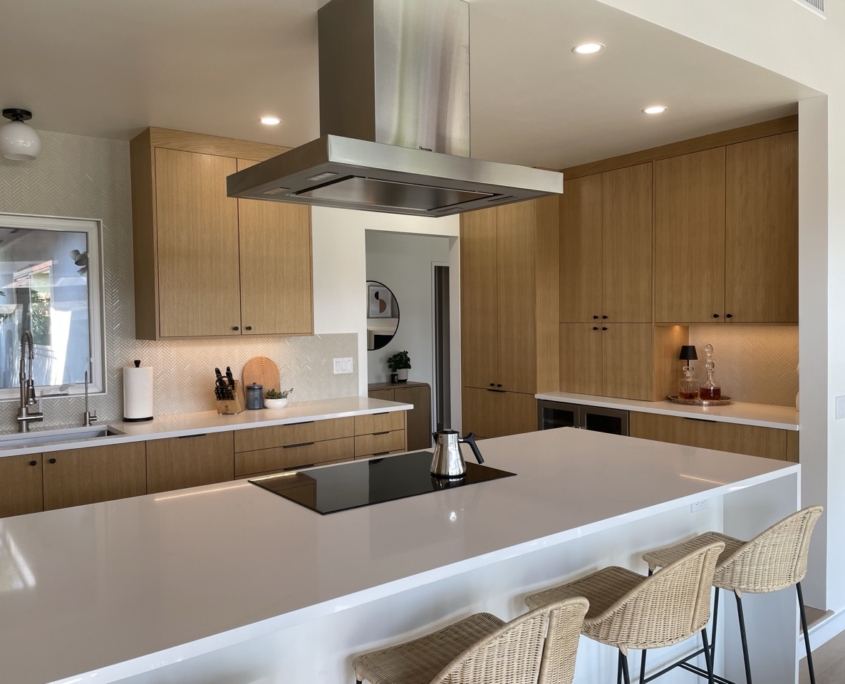The Cabinet Face, American Rift Sawn Oak Slab, IKEA Sektion